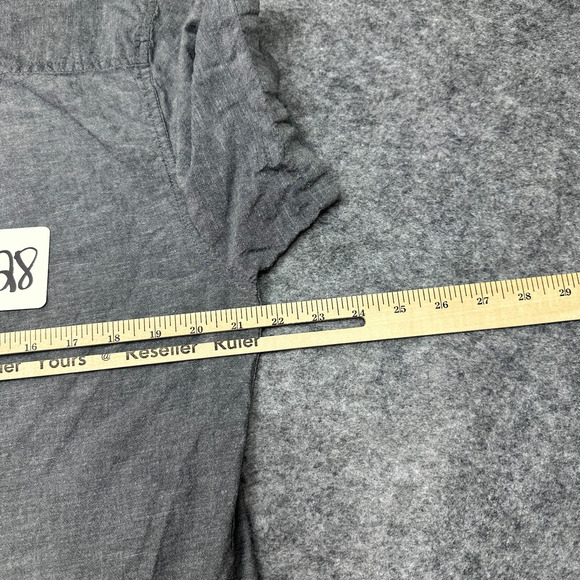 Roark Gray Short Sleeve Casual Button Down Shirt - Picture 7 of 8